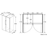 Bosch KSF36PIDP Serie 8, Vollraumkühlschrank edelstahl