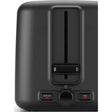 Bosch Kompakt-Toaster DesignLine TAT3P420DE edelstahl/schwarz, 970 Watt, für 2 Scheiben Toast