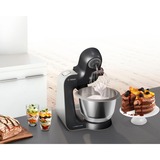 Bosch MUM59N26DE Küchenmaschine schwarz/edelstahl, 1.000 Watt, Serie 4