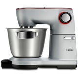 Bosch MUM9AX5S00 Küchenmaschine OptiMUM silber, 1.500 Watt, Serie 8, integrierte Waage, Timer, Profi-Patisserie-Set