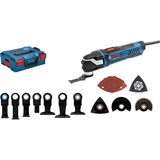 Bosch Multi-Cutter GOP 40-30 Professional, Multifunktions-Werkzeug blau/schwarz, 400 Watt, L-BOXX, inkl. Zubehör