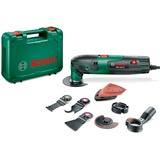 Bosch Multifunktions-Werkzeug PMF 220 CE grün/schwarz, 220 Watt, inkl. Zubehör Set groß