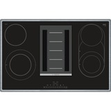 Bosch PKM845F11E Serie 6, Autarkes Kochfeld schwarz/edelstahl, mit integriertem Dunstabzug