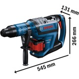 Bosch PRO Akku-Bohrhammer BITURBO GBH 18V-45 C Professional solo blau/schwarz, ohne Akku und Ladegerät, Bluetooth Modul, im Koffer