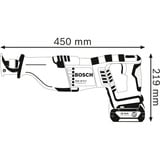 Bosch Professional Akku-Säbelsäge GSA 18V-LI Professional solo, 18Volt blau/schwarz, ohne Akku und Ladegerät