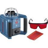 Bosch Rotationslaser GRL 300 HV Professional, mit Baustativ blau/schwarz, Koffer