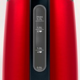 Bosch Wasserkocher DesignLine TWK4P434 rot/grau, 1,7 Liter