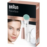 Braun FaceSpa 851V Gesichtsepilierer/-bürste, Epiliergerät weiß/bronze