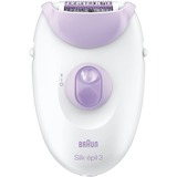 Braun Silk-épil 3 3170, Epiliergerät weiß/violett