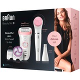 Braun Silk-épil 9-975 SensoSmart Beauty Set 9, Epiliergerät weiß/roségold