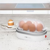 Clatronic Eierkocher EK 3497 weiß/silber, 400 Watt, für 6 Eier