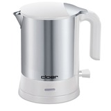 Cloer Wasserkocher 4891 edelstahl/weiß, 1,2 Liter