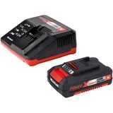 EINHELL Akku-Laubbläser GC-CL 18 Li E Kit, 18Volt rot/schwarz, Li-Ionen Akku 2,0Ah