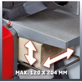 EINHELL Stationäre Hobelmaschine TC-SP 204, Elektrohobel rot, 1.500 Watt