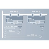 Einhell Schwenkarm GT-SA 1100, Halterung grau, für Seilhebezug