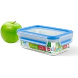 Emsa CLIP & CLOSE Frischhaltedose transparent/blau, 0,55 Liter, Klassikformat