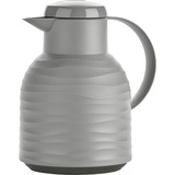 Emsa Isolierkanne Samba Wave, Quick Press-Verschluss grau, 1 Liter
