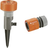 GARDENA Classic 4-Flächenregner Twist - Aktion grau/orange