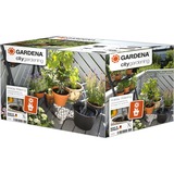 GARDENA city gardening Urlaubsbewässerung-Set 1265-20, Bewässerungssteuerung grau