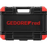 GEDORE Red Sechsrund-Schraubwerkzeugsatz, 1/4" + 1/2", 75-teilig, Werkzeug-Set rot/schwarz, im Koffer