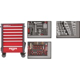 GEDORE Red Werkzeugwagen WINGMAN rot, inkl. 129 Werkzeuge