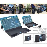 Hazet Werkzeugkasten SmartCase 165-S, Werkzeugkiste blau/schwarz, Deckel als Ablagefach nutzbar