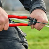 KNIPEX Kompakt-Bolzenschneider CoBolt XL 7101250, Schneid-Zange rot/schwarz