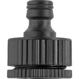 Kärcher Hahnanschluss 2.645-006.0 G3/4", Hahnstück schwarz, mit G1/2"- Reduzierstück