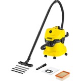 Kärcher Mehrzwecksauger WD 4, Nass-/Trockensauger gelb/schwarz