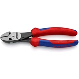 Knipex TwinForce Hochleistungs-Seitenschneider, Schneid-Zange rot/blau, 73 72 180