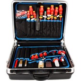 Knipex Werkzeugkoffer 002105HLS, 24-teilig, Werkzeug-Set schwarz, mit Werkzeug-Sortiment