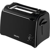 Krups Toaster ProAroma KH1518 schwarz, 700 Watt, für 2 Scheiben Toast