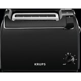 Krups Toaster ProAroma KH1518 schwarz, 700 Watt, für 2 Scheiben Toast