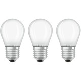 LEDVANCE OSRAM LED BASE CLASSIC P 40 4 W/2700K E27, LED-Lampe 3er-Pack, ersetzt 40 Watt