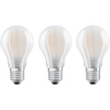 LEDVANCE OSRAM LED BASE RETRO CLA 60 7W/827 806LM E27, LED-Lampe Dreierpack, ersetzt 60 Watt