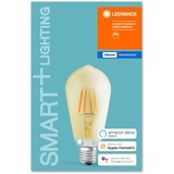 LEDVANCE SMART+ BT CLA EDISON 45 5.5 W/2500K E27, LED-Lampe Filament, kompatibel mit Apple HomeKit, ersetzt 45 Watt