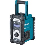 Makita Akku-Baustellenradio DMR110 blau/schwarz, Elastischer Rundum-Stoßschutz