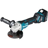 Makita Akku-Winkelschleifer DGA517RTJ, 18Volt blau/schwarz, 2x Li-Ionen-Akku 5,0Ah, im MAKPAC Gr.3