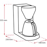 Melitta Enjoy Therm, Filtermaschine weiß