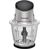Rommelsbacher Zerkleinerer MZ 500 edelstahl/schwarz, 500 Watt, Glasbehälter 1,5 Liter