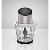 Rommelsbacher Zerkleinerer MZ 500 edelstahl/schwarz, 500 Watt, Glasbehälter 1,5 Liter
