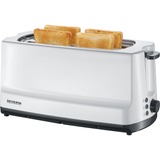 Severin Automatik-Langschlitztoaster AT 2234 weiß/grau, 1.400 Watt, für 4 Scheiben Toast