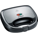 Severin Sandwich-Toaster SA 2969, Sandwichmaker edelstahl/schwarz
