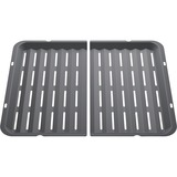 Siemens Grillblech HZ625071, Grillplatte anthrazit, 2-teilig