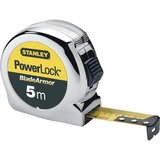 Stanley Bandmaß Micro Powerlock Blade Armor, 5 Meter silber/gelb, 25mm
