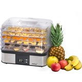 Steba Dörrautomat ED 5 edelstahl/schwarz, 350 Watt, Dörrfläche 32cm x 25cm pro Ebene