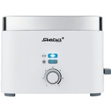 Steba Toaster TO 10 Bianco weiß/edelstahl, 930 Watt, für 2 Scheiben Toast