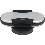 Tefal Doppel-Herzwaffel WM 311D11, Waffeleisen silber/schwarz, für 2 Waffeln