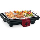 Tefal EasyGrill Red BG90F5, Elektrogrill schwarz/rot, 2.300 Watt, mit Standbeinen