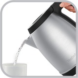 Tefal Element KI 280D, Wasserkocher edelstahl/schwarz, 1,7 Liter